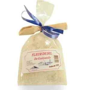 Fleur de sel de Guérande sachet 125g et sa pelle en bois