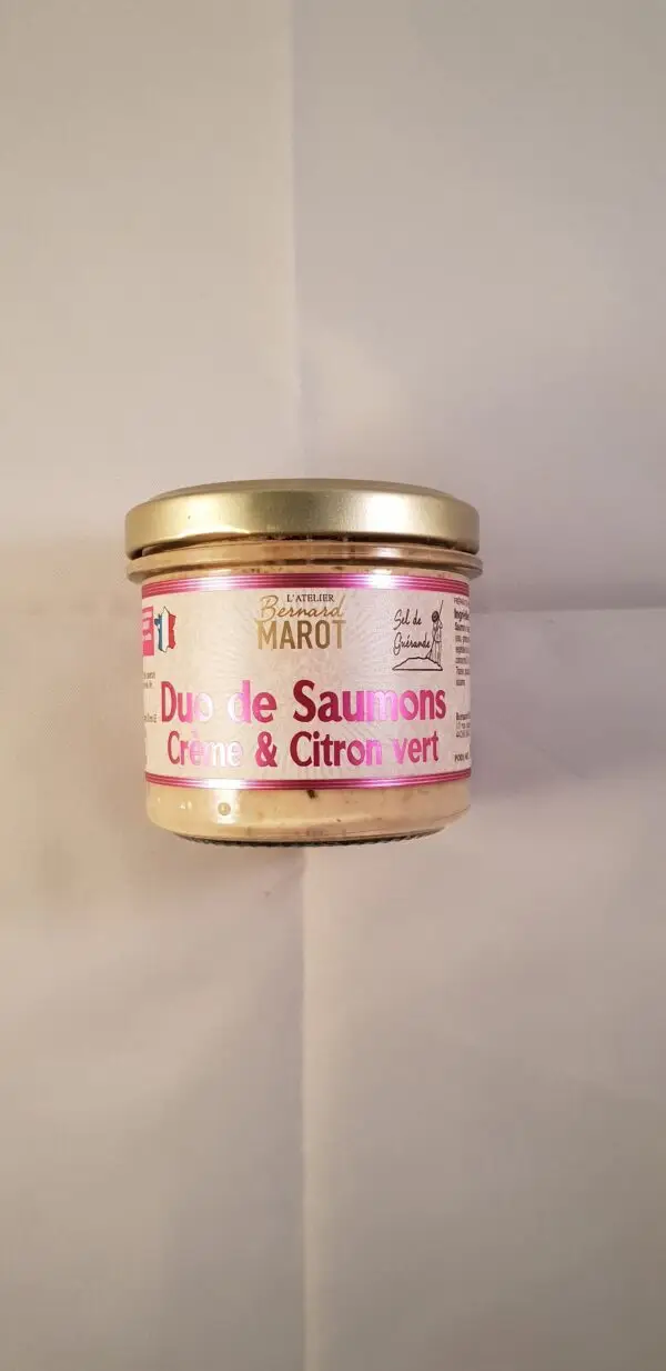 Duo de saumons crème et citron vert