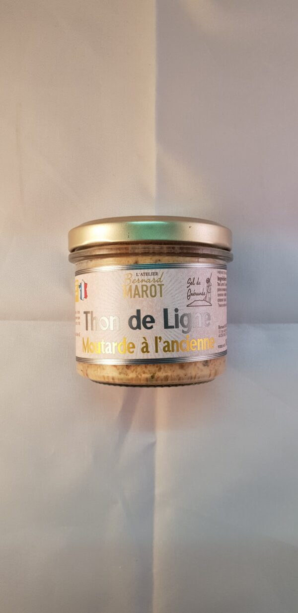 Rillettes de thon de Ligne, moutarde à l'ancienne