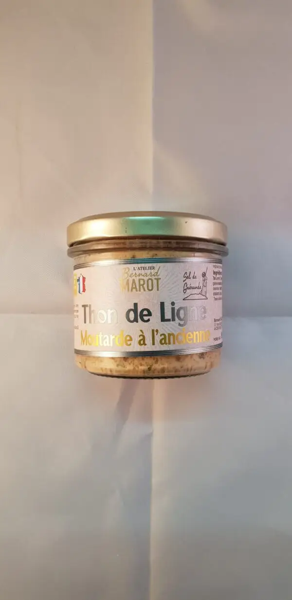 Rillettes de thon de Ligne, moutarde à l'ancienne