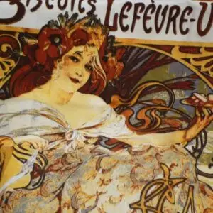 Torchon Alphons Mucha