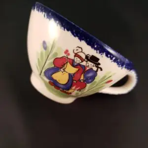 Bolée à cidre couple breton Faïencerie de Pornic