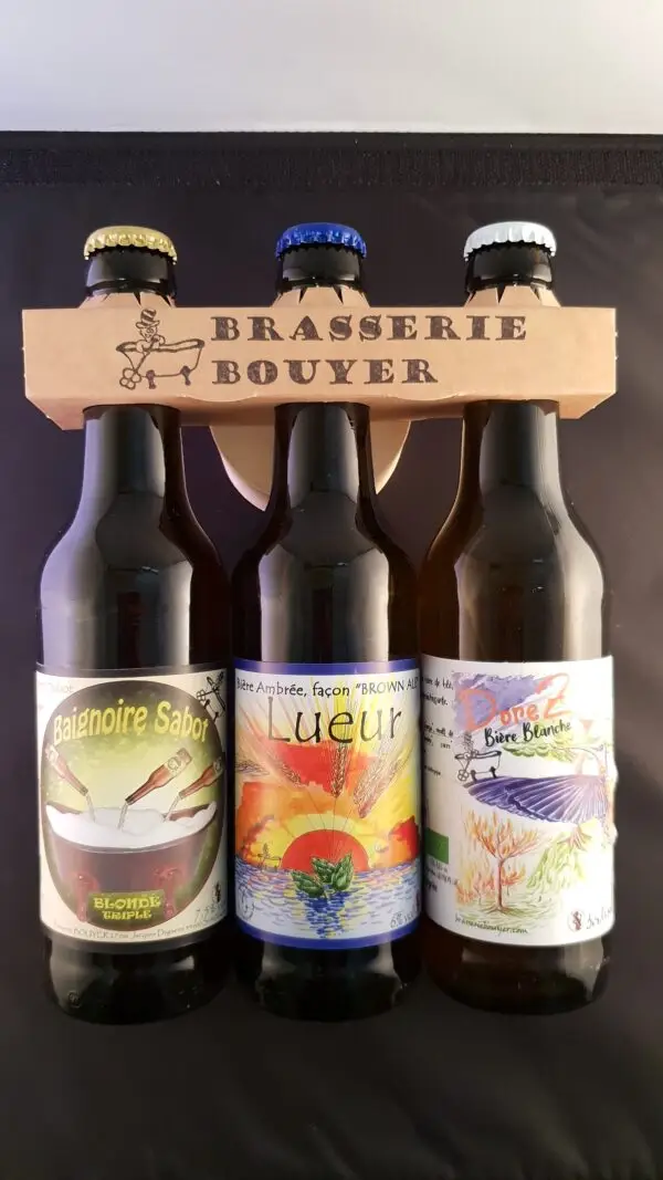 Trio de bières Brasserie Bouyer