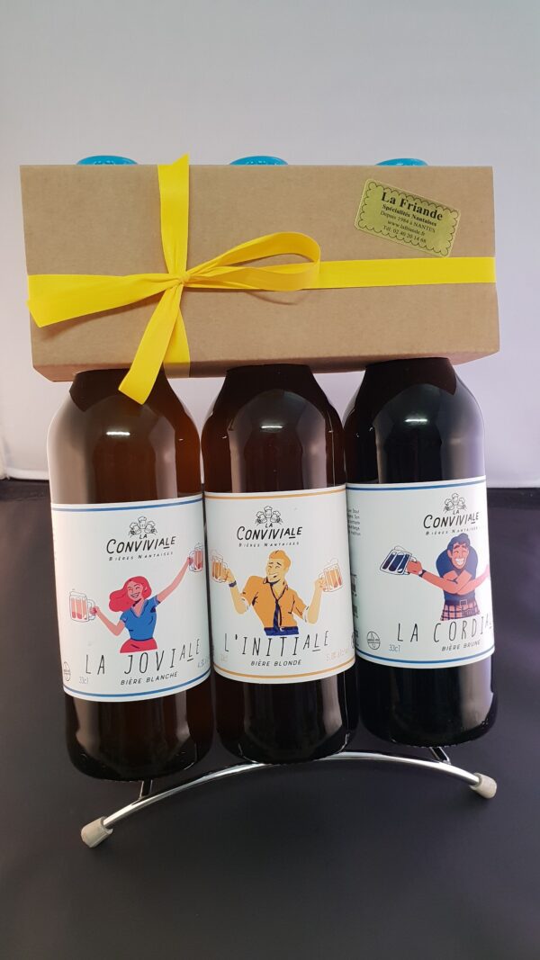 COFFRET 3 BIERES LA CONVIVIALE