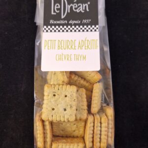 Petit beurre apéritif chèvre et thym