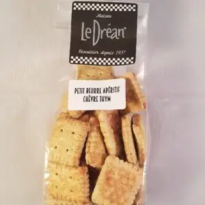 Petit beurre apéritif chèvre et thym