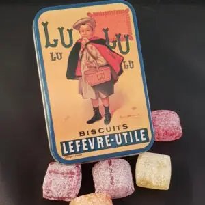 La Rigolette nantaise, boîte comptoir Petit Ecolier LU®