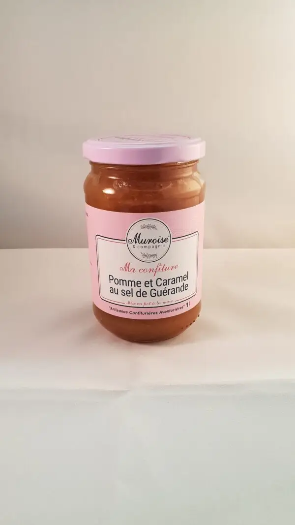 Confiture Pomme caramel au sel de Guérande