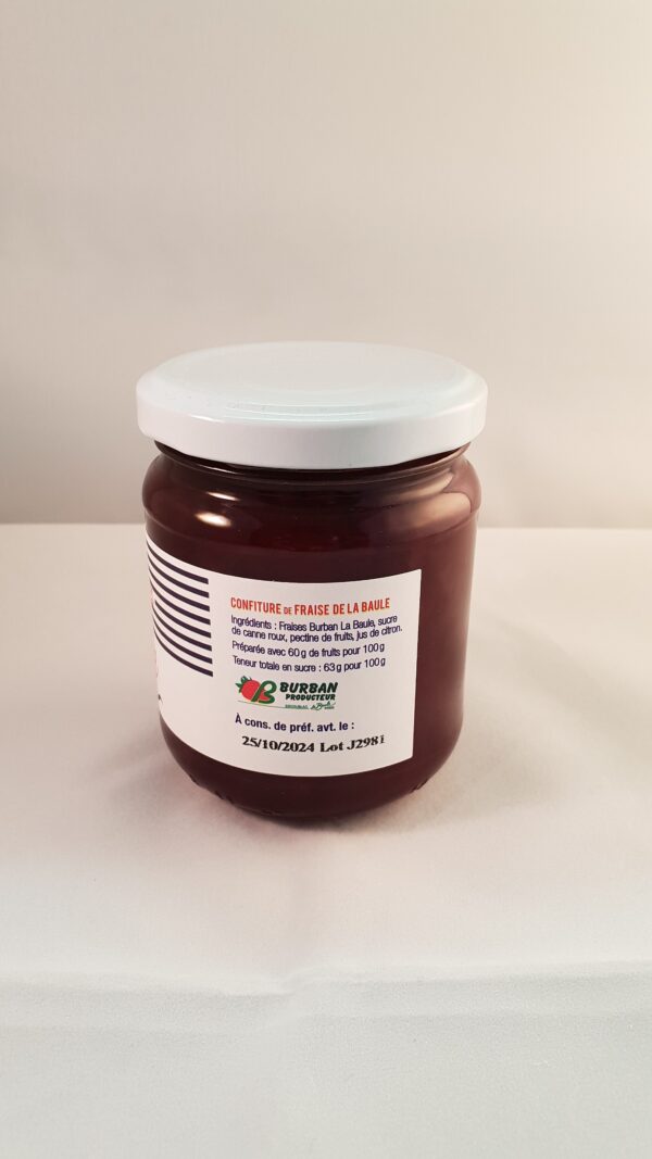 Confiture de fraises de la Baule
