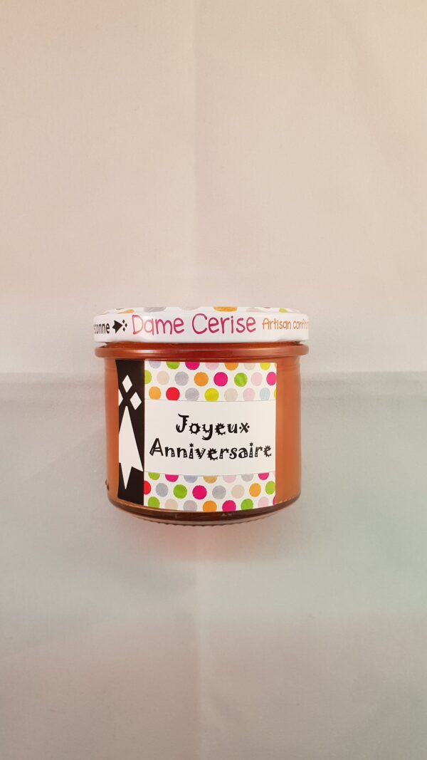 Confiture Joyeux anniversaire Dame Cerise