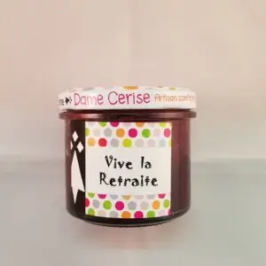 Confiture Vive la retraite Dame Cerise