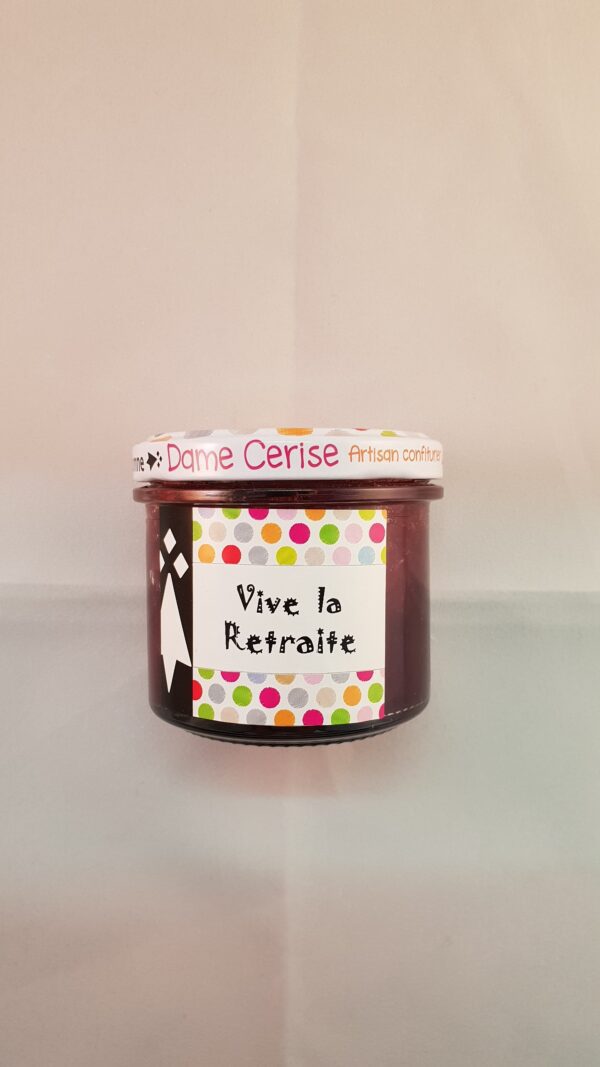 Confiture Vive la retraite Dame Cerise