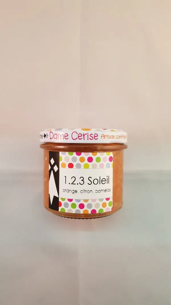 Confiture 1.2.3 soleil Dame Cerise