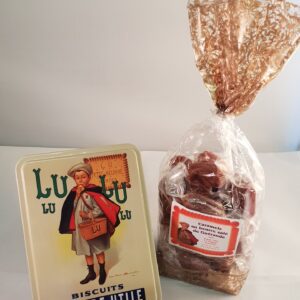 Caramels au beurre salé de Guérande, boîte métal Petit Ecolier