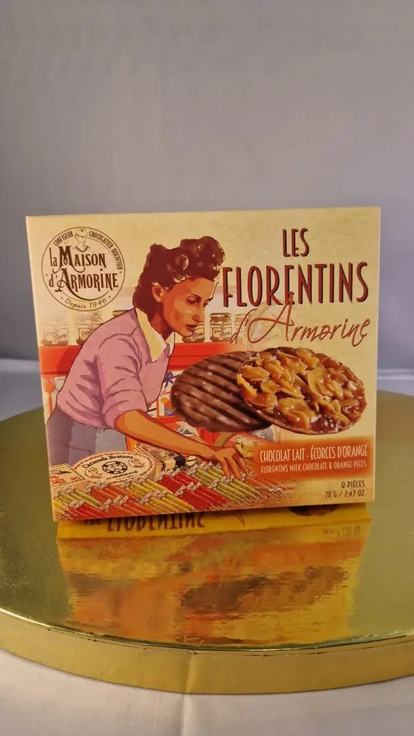 Les Florentins® au chocolat lait et écorces d'orange