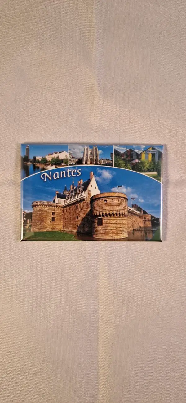 Magnet 4 vues de Nantes