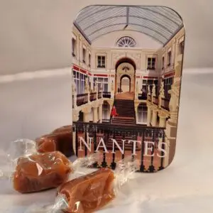 Caramels au beurre salé de Guérande boîte Passage Pommeraye