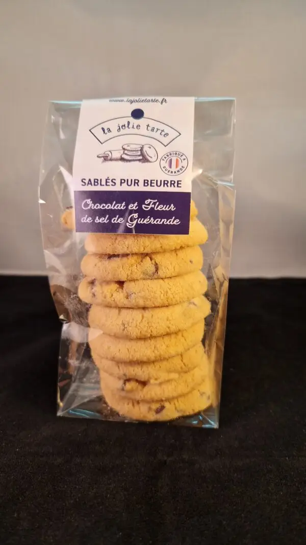 Les sablés chocolat, à la Fleur de sel de Guérande
