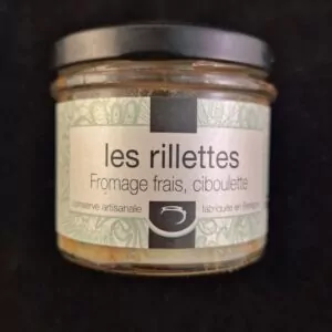 Rillettes de porc au fromage frais et ciboulette