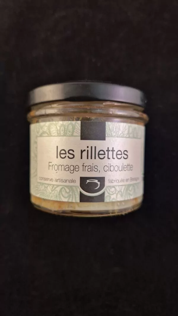Rillettes de porc au fromage frais et ciboulette