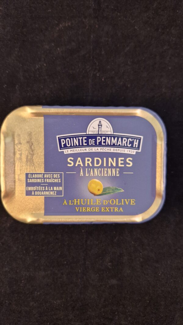 Sardines à l'huile d'olive vierge extra