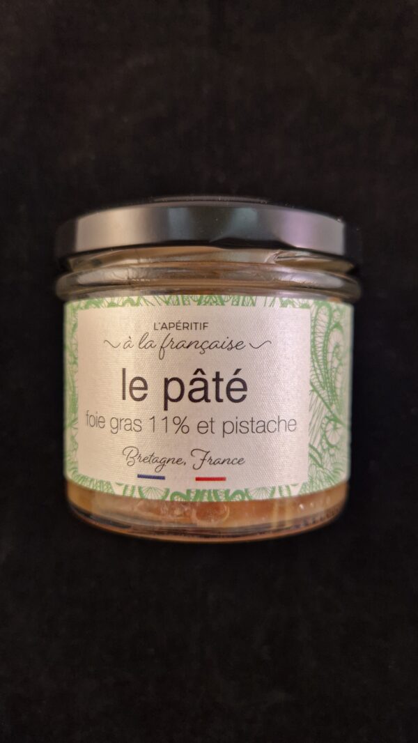 Pâté au foie gras et pistache
