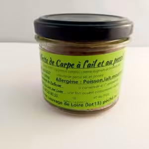 Rillettes de Poisson de Loire, Carpe à l'ail et au Persil