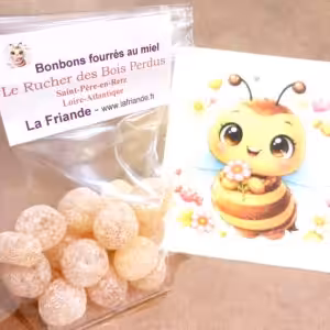 Bonbons fourrés au miel