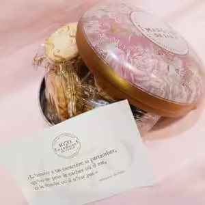"Ecrin Tresor" aux biscuits Marquise de Sablé