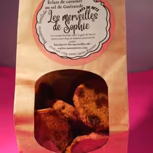 Biscuits sans gluten LES MERVEILLES DE SOPHIE caramel au beurre salé