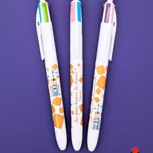 Nouveau Stylo BIC 4 couleurs Collector LA FRIANDE couleurs pastel