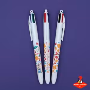 Nouveau Stylo BIC 4 couleurs Collector LA FRIANDE Série estivale
