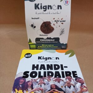 Biscuits apéritifs KIGNON Olives noires et Herbes de Provence