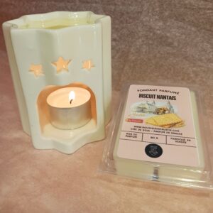 Fondant de cire parfumée au Petit beurre